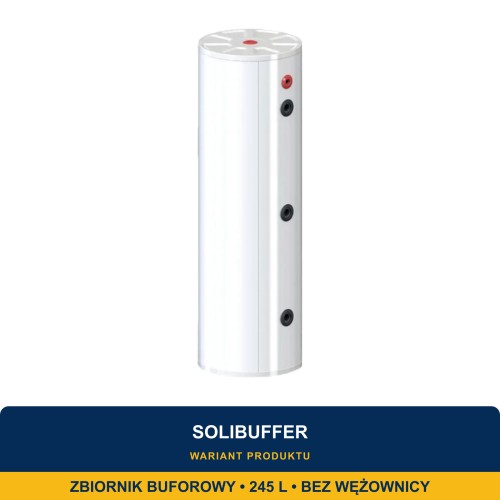SOLIBUFFER Zbiornik buforowy pionowy stojący 245L bez wężownicy do pompy ciepła - ME7705