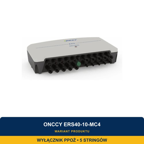 Wyłącznik PPOŻ – ONCCY – ERS40-10-MC4 – 5 stringów - ME7725