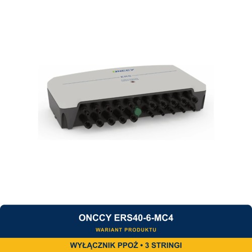 Wyłącznik PPOŻ – ONCCY – ERS40-6-MC4 – 3 stringi - ME7726
