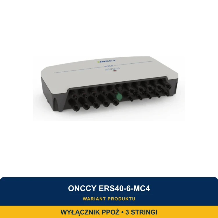Wyłącznik PPOŻ – ONCCY – ERS40-6-MC4 – 3 stringi - ME7726