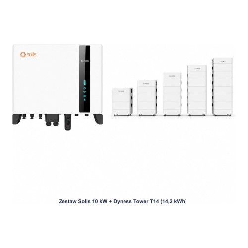 Zestaw Solis 10 kW + Dyness Tower T14 14,2 kWh - ME7748