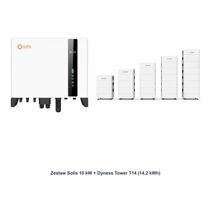 Zestaw Solis 10 kW + Dyness Tower T14 14,2 kWh - ME7748
