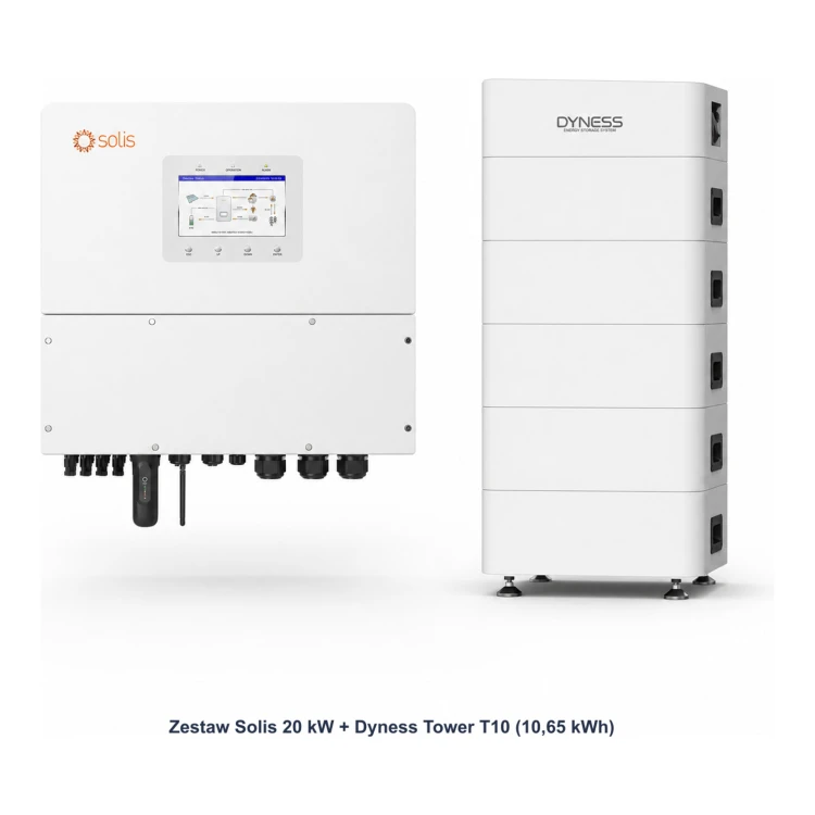 Zestaw Solis 20 kW + Dyness Tower T10 10,65 kWh - ME7766