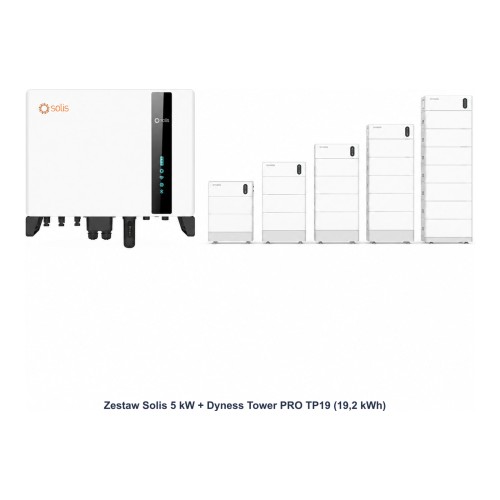 Zestaw Solis 5 kW + Dyness Tower PRO TP19 19,2 kWh - ME7771