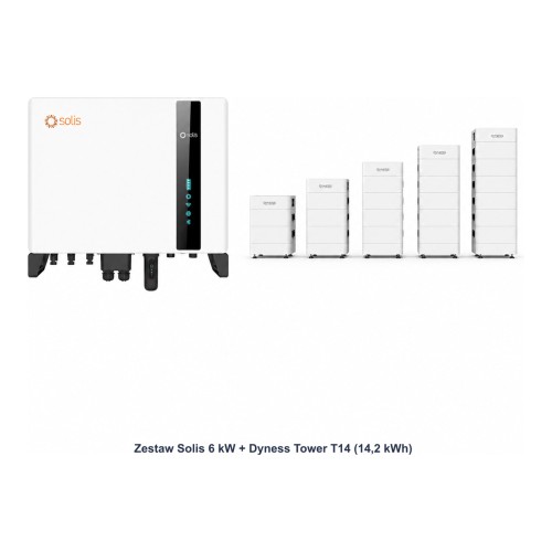 Zestaw Solis 6 kW + Dyness Tower T14 14,2 kWh - ME7782