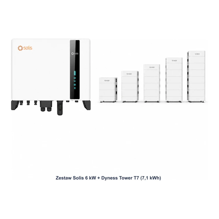 Zestaw Solis 6 kW + Dyness Tower T7 7,1 kWh - ME7784