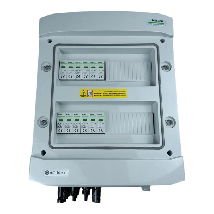 Rozdzielnica DC EMITER EM-103N_DC — Noark T2, 4 stringów/4 MPPT, 1000 V - ME7467