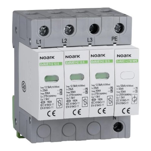 Ogranicznik przepięć Ex9UE1 + 2 3P 12,5kA 275 V Noark - ME9164