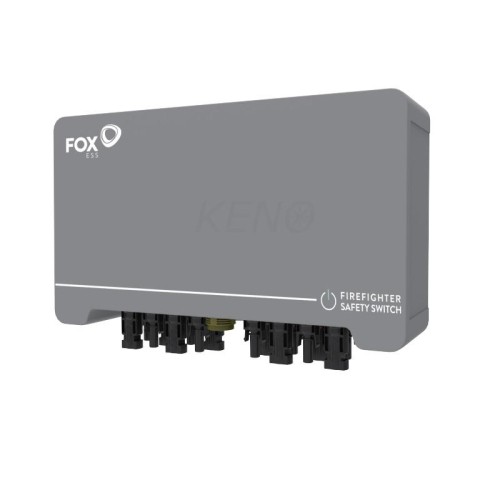 Rozłącznik DC do systemów fotowoltaicznych dla 4 MPPT / FoxESS / 1500DC / Box 4 MPPT / Złącza MC4 / IP66 / Napęd silnikowy / Automatyczne wyłączenie