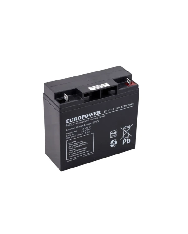EUROPOWER EP 17-12 12 V 17 Ah AGM VRLA akumulator bezobsługowy - ME9302