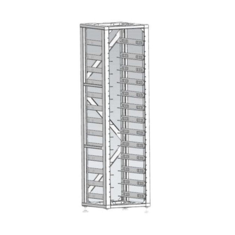 Szafa dla baterii BOS-G 3U-Hrack - ME0037