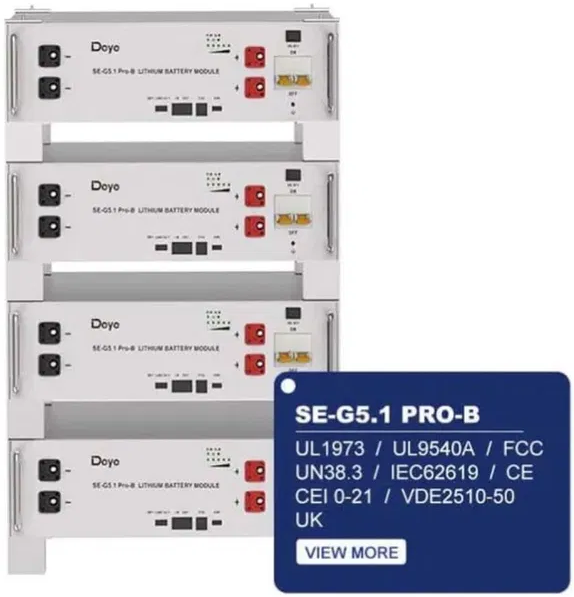 Magazyn energii Deye Pro-B 5.12kWh, niskonapięciowy, LiFePO4 - ME0001