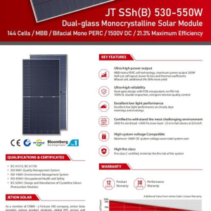 HIT! Panel PV JETION 545W PALETA 31 szt - cena 9.269 zł brutto zVAT! - Зображення 3