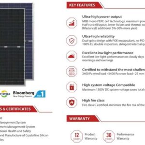 Zestaw PV 8 kWp (18x JETION 450W+DEYE 8K SG04LP3+mag 5.12KWh Hinaess] - obrazek 8