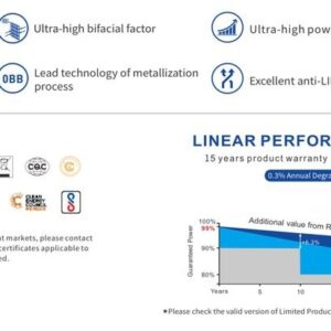 Panel PV RISEN 720W HJT Bifacial N HalfCut Silver 14 725 zł/szt zVAT - Зображення 4