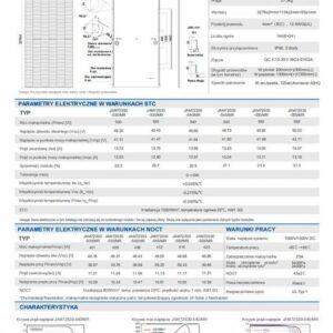 TOP! Panel PV JA SOLAR 550W Bifacial NType Silver 333 zł/szt z VAT - obrazek 4