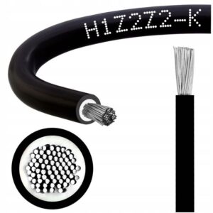Kabel PV SOLARFLEX®-X H1Z2Z2-K 6mm2 CZARNY UV odporny - 3.99 zł/mb - obrazek 1