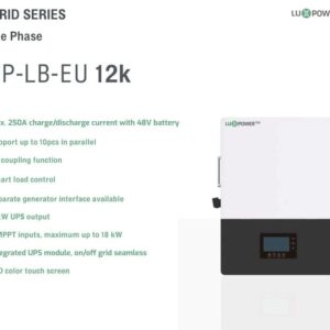 LUXPOWER inwerter hybrydowy 12kW LXP 1faza LV 5999zł zVAT+wysyłka 1zł! - obrazek 2