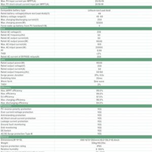 LUXPOWER inwerter hybrydowy 12kW LXP 1faza LV 5999zł zVAT+wysyłka 1zł! - obrazek 4