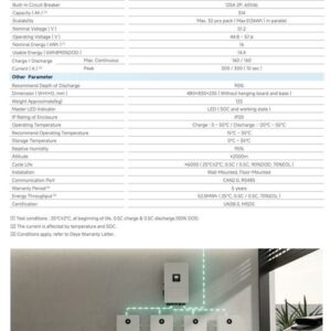 HIT! Magazyn energii DEYE RW-F16 16 KWH/LV-Cena: 9.999 zł brutto z VAT - obrazek 4