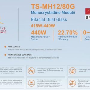 Panel PV 430W Bifacial Full Black Half Cut HJT - 239 zł brutto /szt - obrazek 4