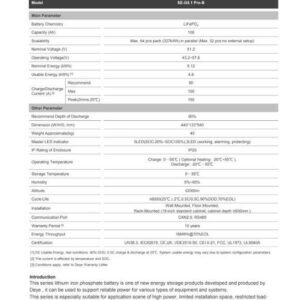 DEYE 10szt magazyn energii SE-G5.1-Pro-B 5.12 kWh z BMS 36999 z VAT - obrazek 3