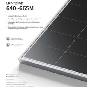 Panel PV LONGI 640W N Bifacial HalfCut Silver- paleta 16499 zł brutto - obrazek 2