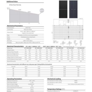 Panel PV LONGI 640W N Bifacial HalfCut Silver- paleta 16499 zł brutto - obrazek 3