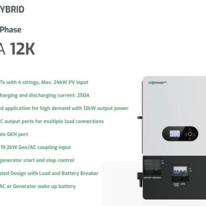 LUXPOWER inwerter offgrid 12kW LV 48V 1faza SNA- 4199 zł+wysyłka 1zł! - obrazek 2