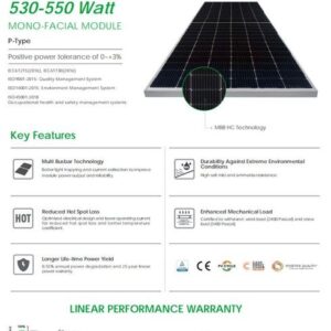 TOP! Panel PV Jinko 550W Tiger Pro Silver Frame Ptype 289 zł/szt z VAT - obrazek 3