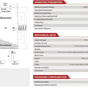 Zestaw PV 6 kWp (16x380W + LUXPOWER 6K SNA + 1x HINA ESS Hi5 5.12 kWh} - obrazek 4