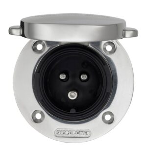Przewód solarny Power Inlet 32A stainless steel with cover trwały i elastyczny - obrazek 3