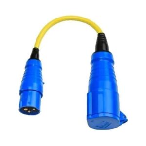 Przewód solarny Adapter Cord 16A to 32A/250V CEE/CEE trwały i elastyczny