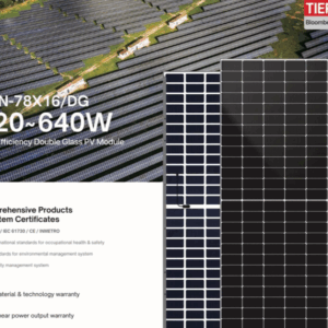 Panel fotowoltaiczny DAH SOLAR 640W N Bifacial GG Przedsprzedaż Paleta 36 szt. - obrazek 2