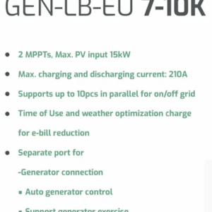 LUXPOWER inwerter hybrydowy GEN-LB-EU 10kW LP1 LV - obrazek 3