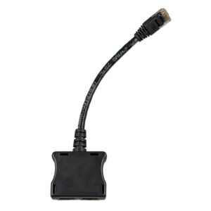 Akcesorium PV RJ45-splitter 1xRJ45 male/15cm cable/2xRJ45 female do instalacji fotowoltaicznej - obrazek 2