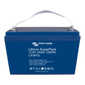 Lithium SuperPack 12,8V/100Ah High current (M8) komponent systemu PV - obrazek 2