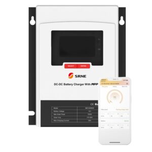 Regulator ładowania / ładowarka DC-DC SRNE MPPT 50A komponent systemu PV